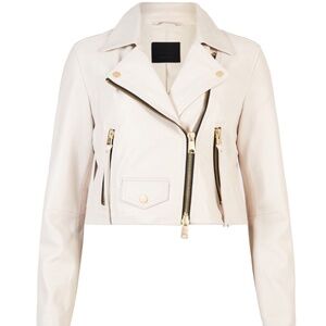 ALL SAINTS Elora Leather Biker Jacket SIZE US 2